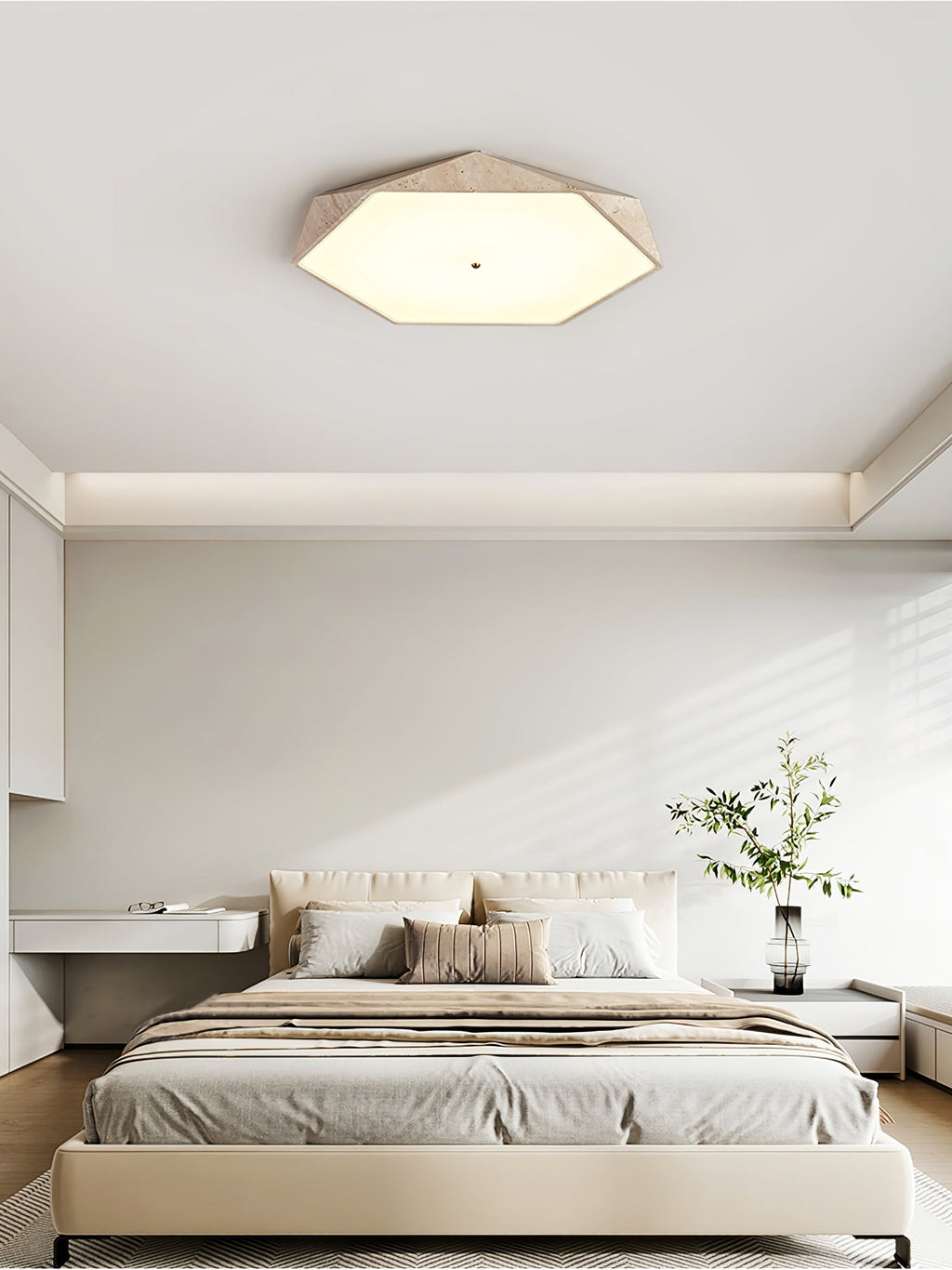 Lunarc Stone Ceiling Lamp