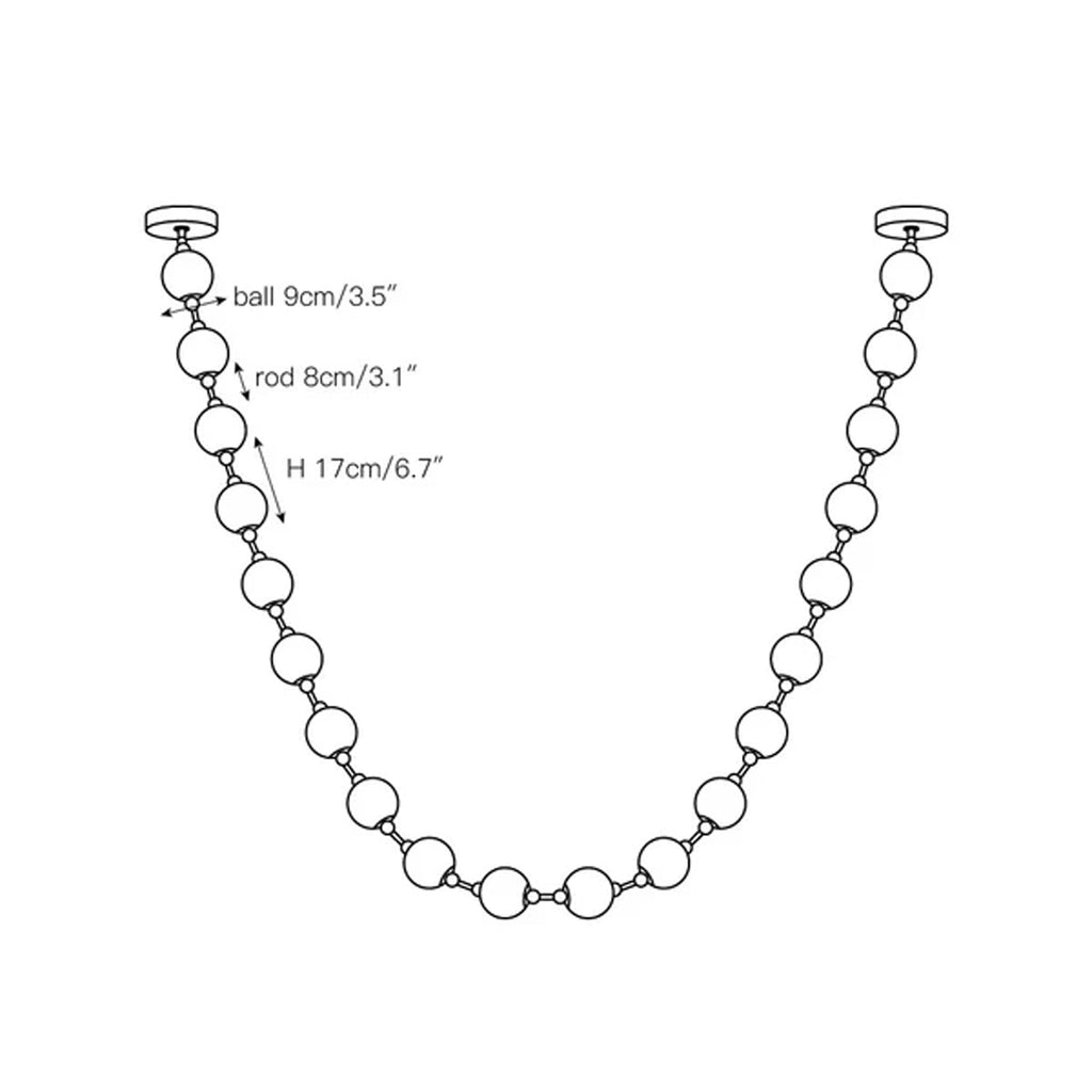 Strand Necklace Chandelier