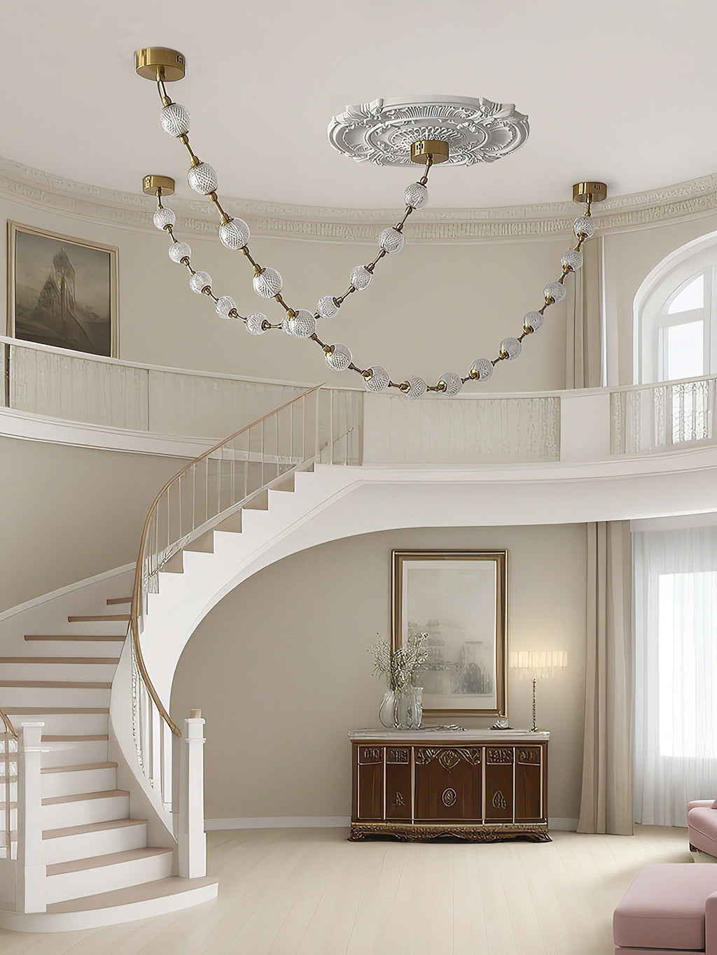 Strand Necklace Chandelier