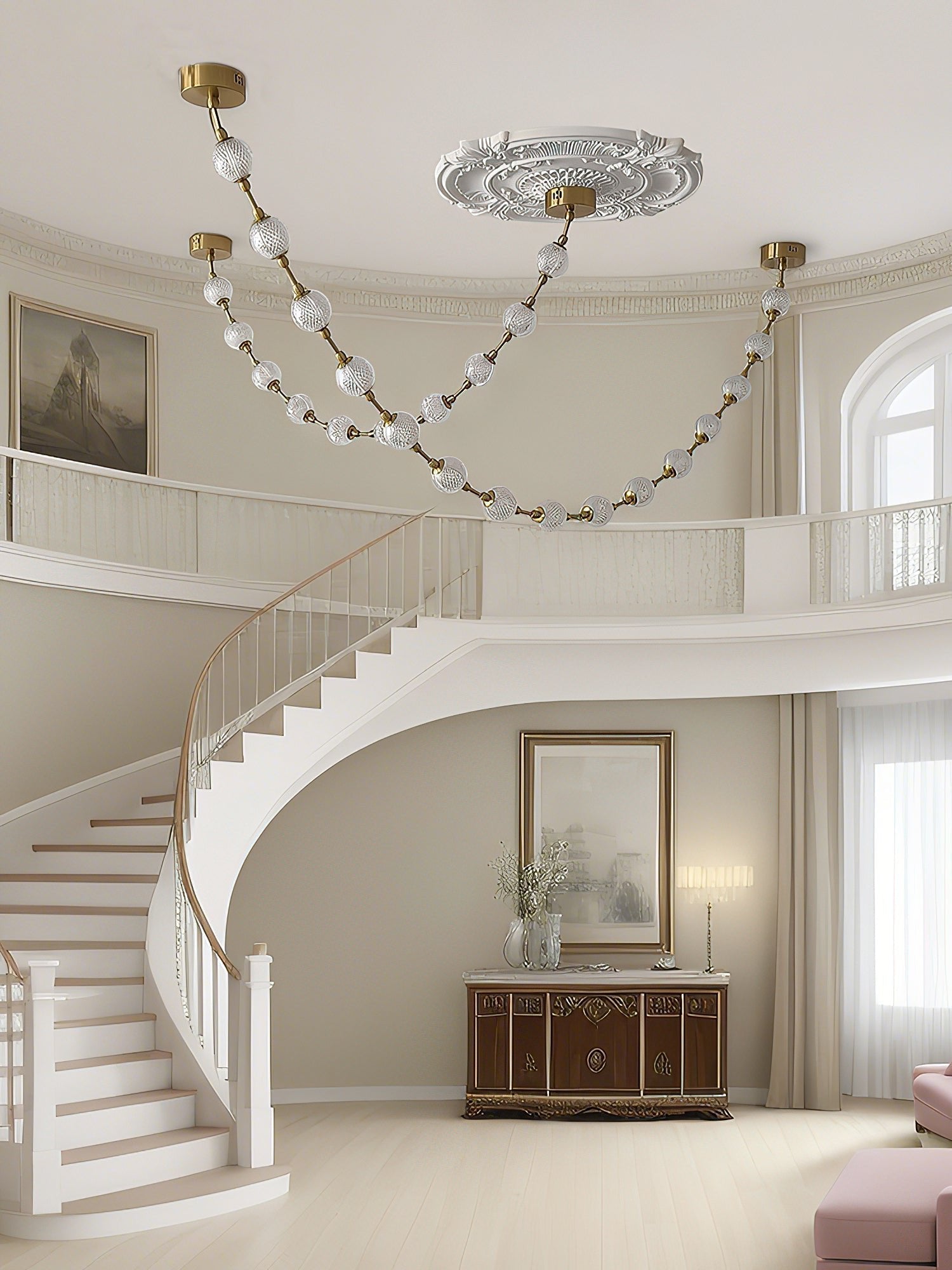 Strand Necklace Chandelier