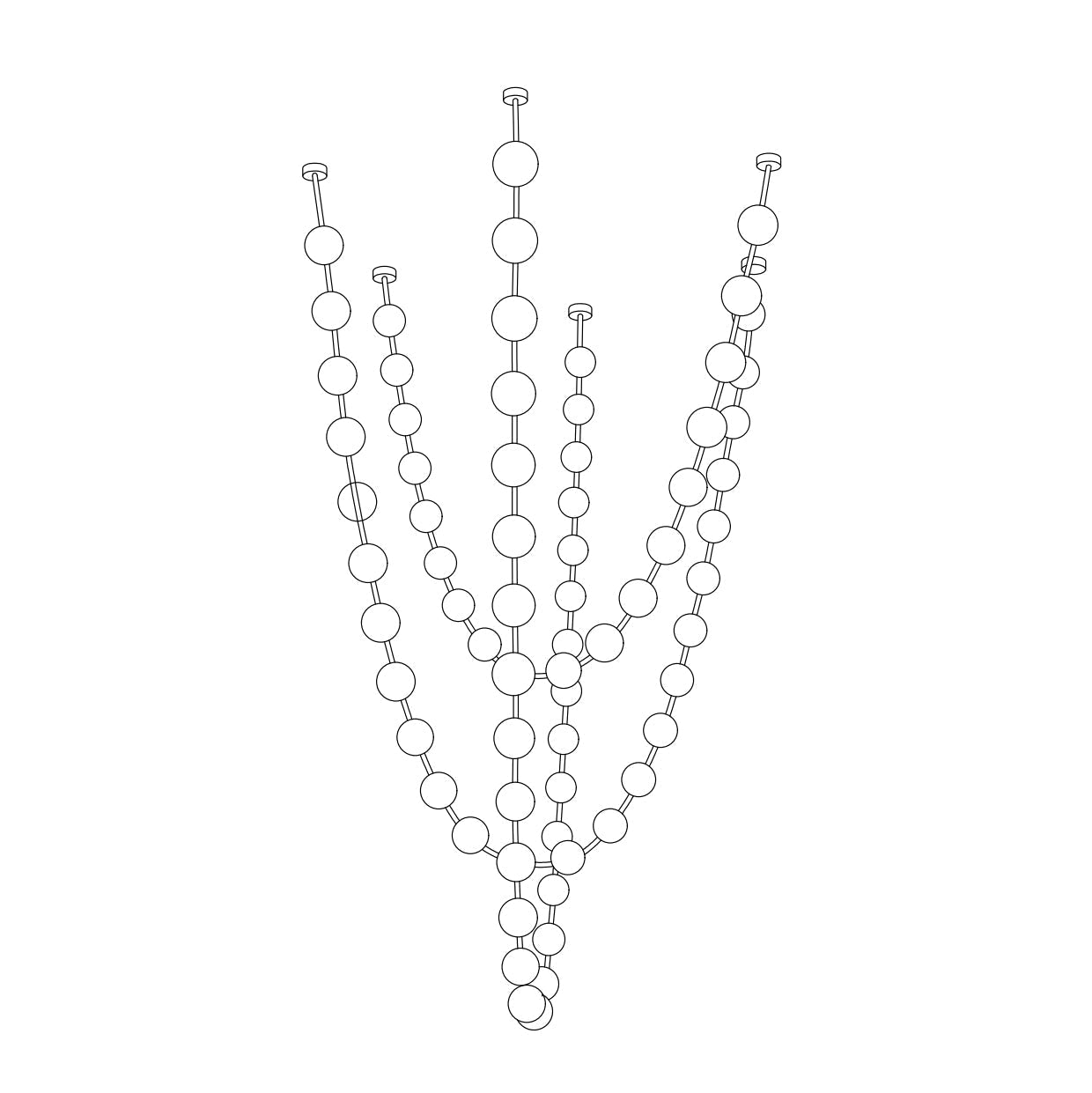 Strand Necklace Chandelier