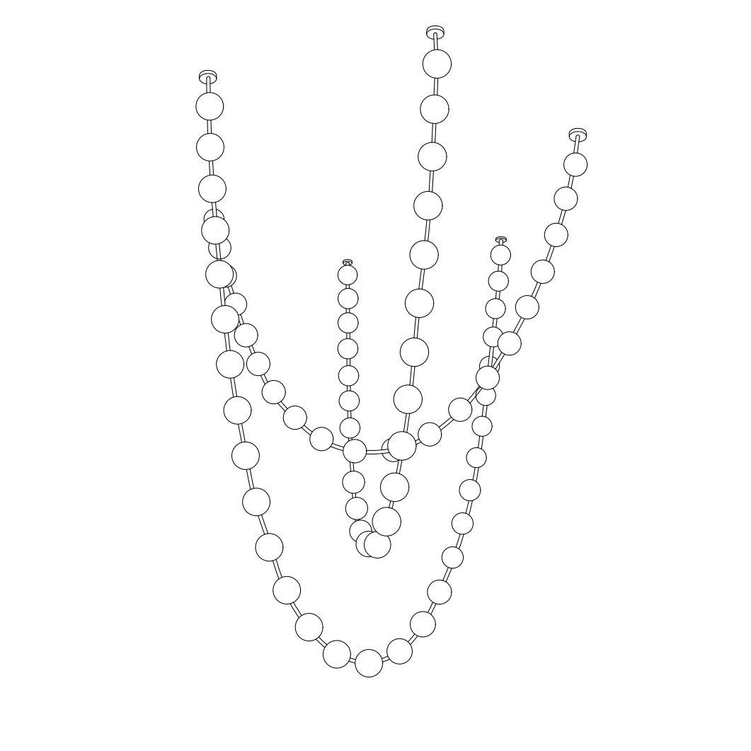 Strand Necklace Chandelier