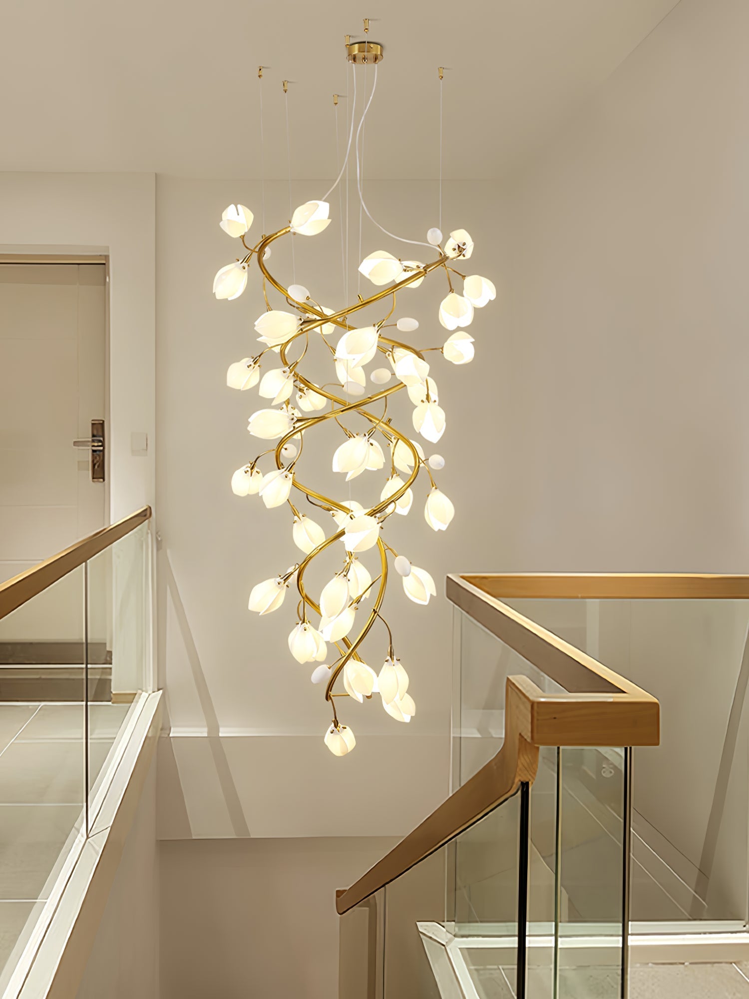 Lysandra Cascade Stairs Chandelier