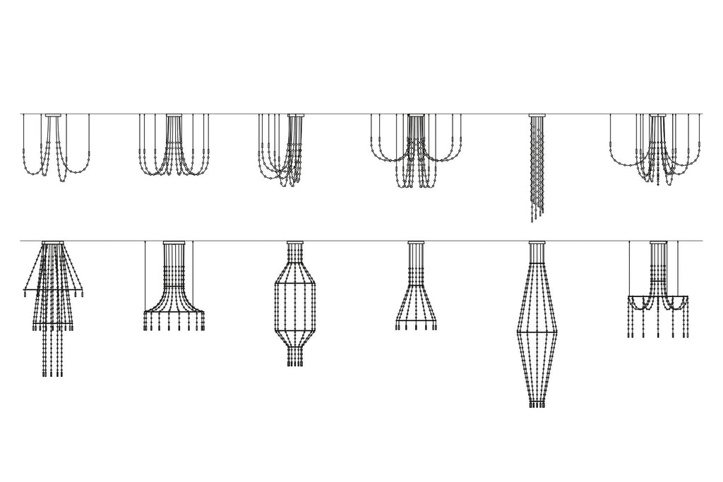 Multidot Customize Chandelier