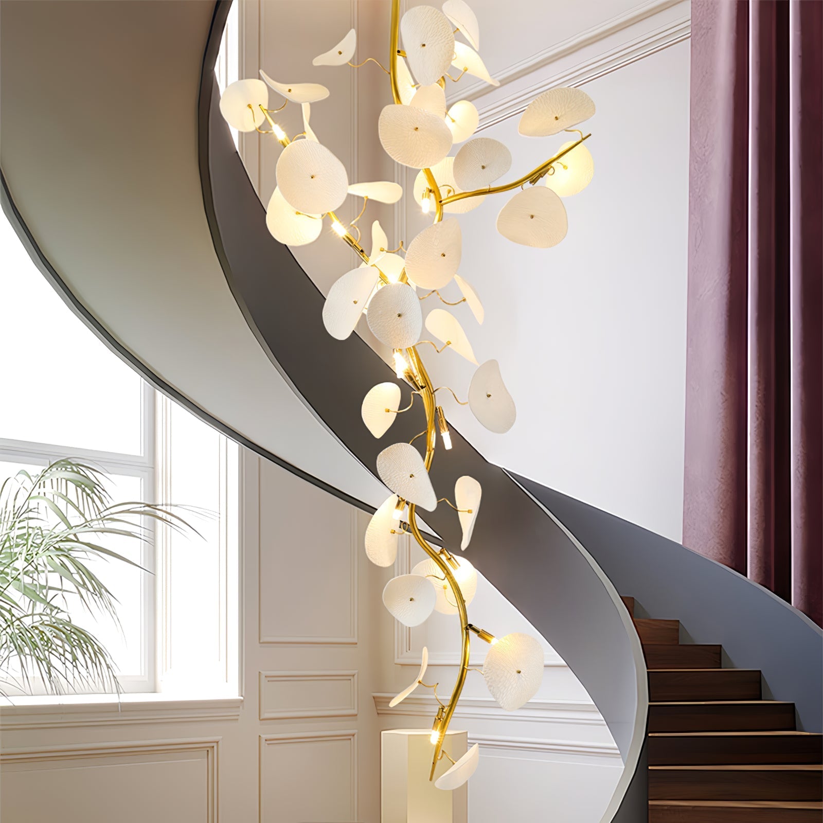 Nebula Petal Chandelier