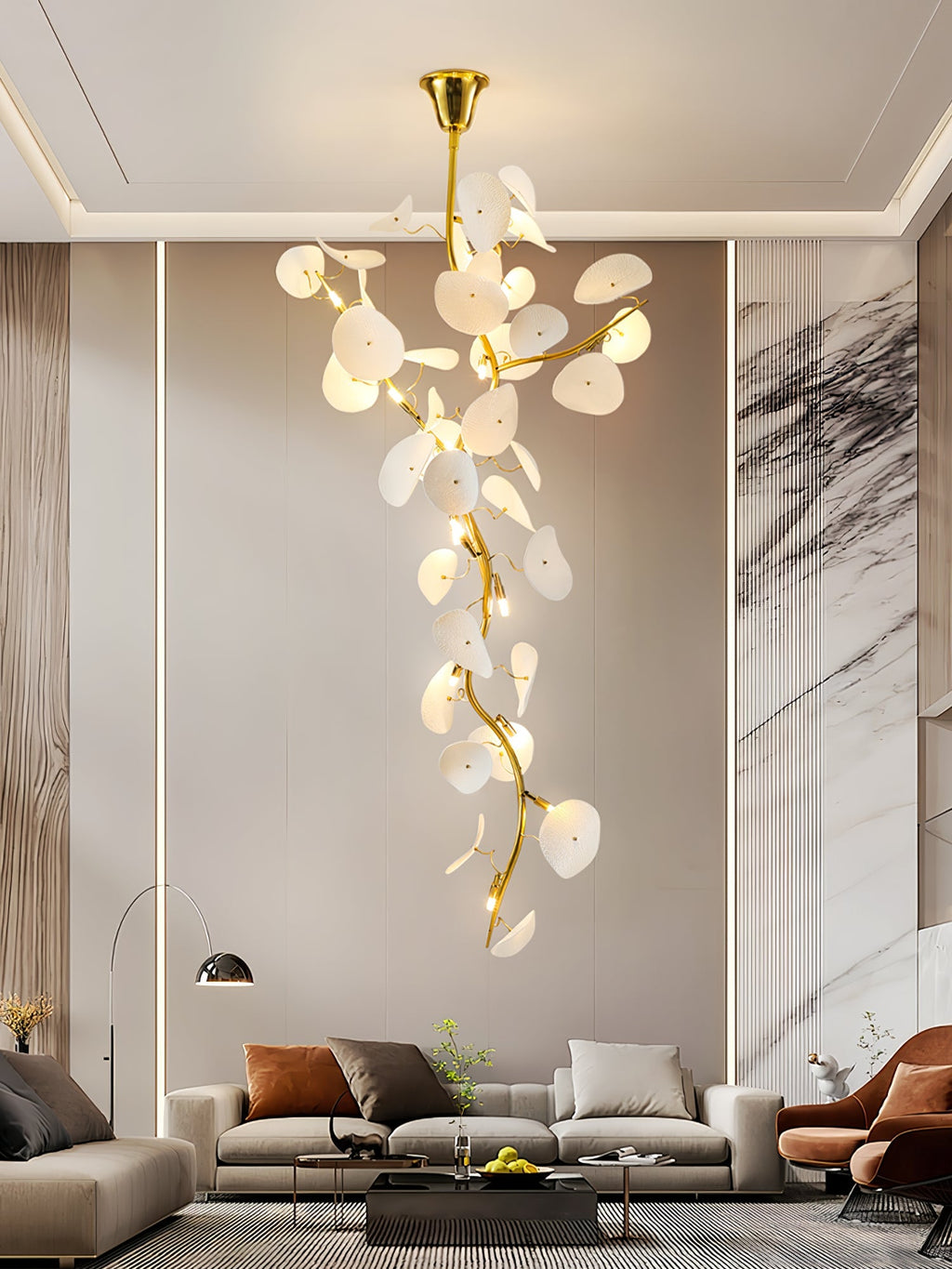 Nebula Petal Chandelier