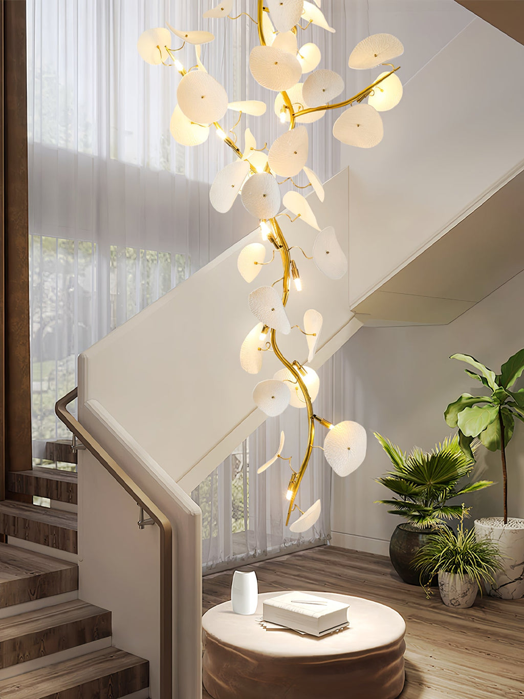 Nebula Petal Chandelier