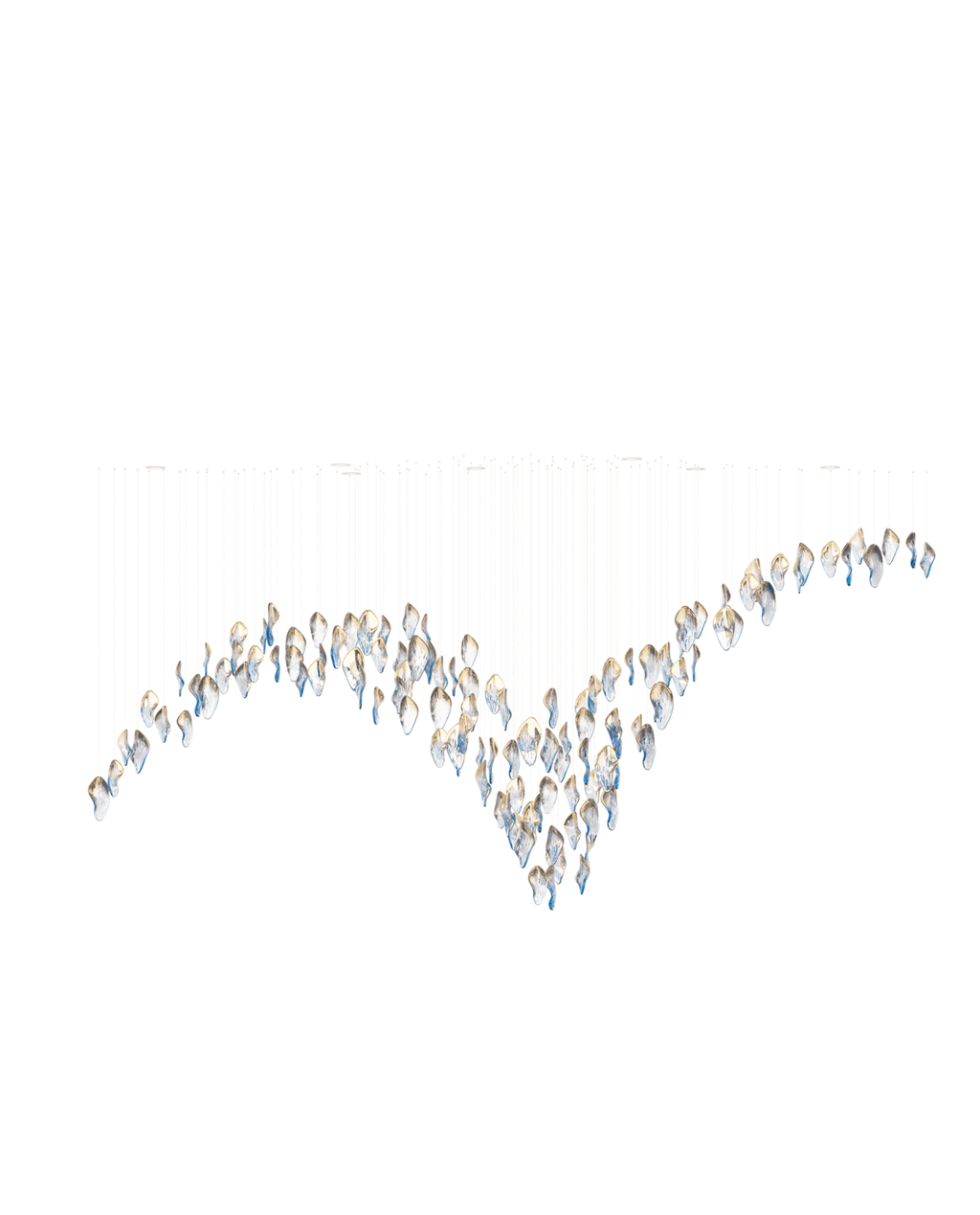 Ocean Drift Blown Glass Customize Chandelier