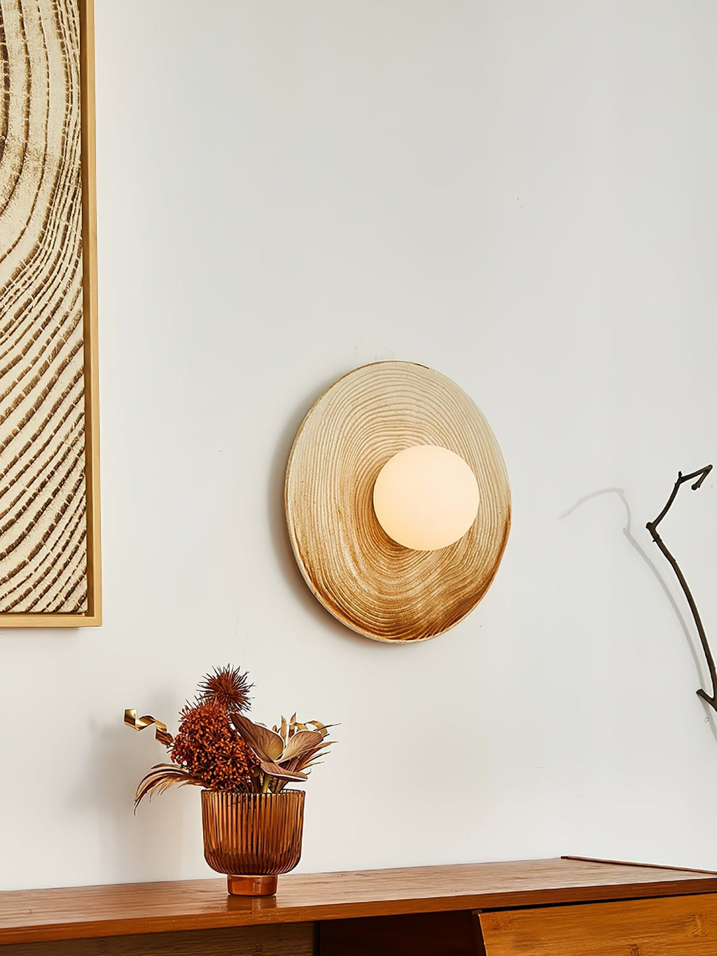 Ovalo Ceramic Sconce