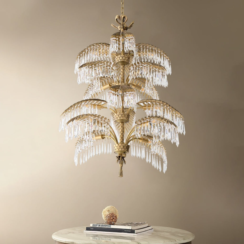 Palmera Brass Chandelier