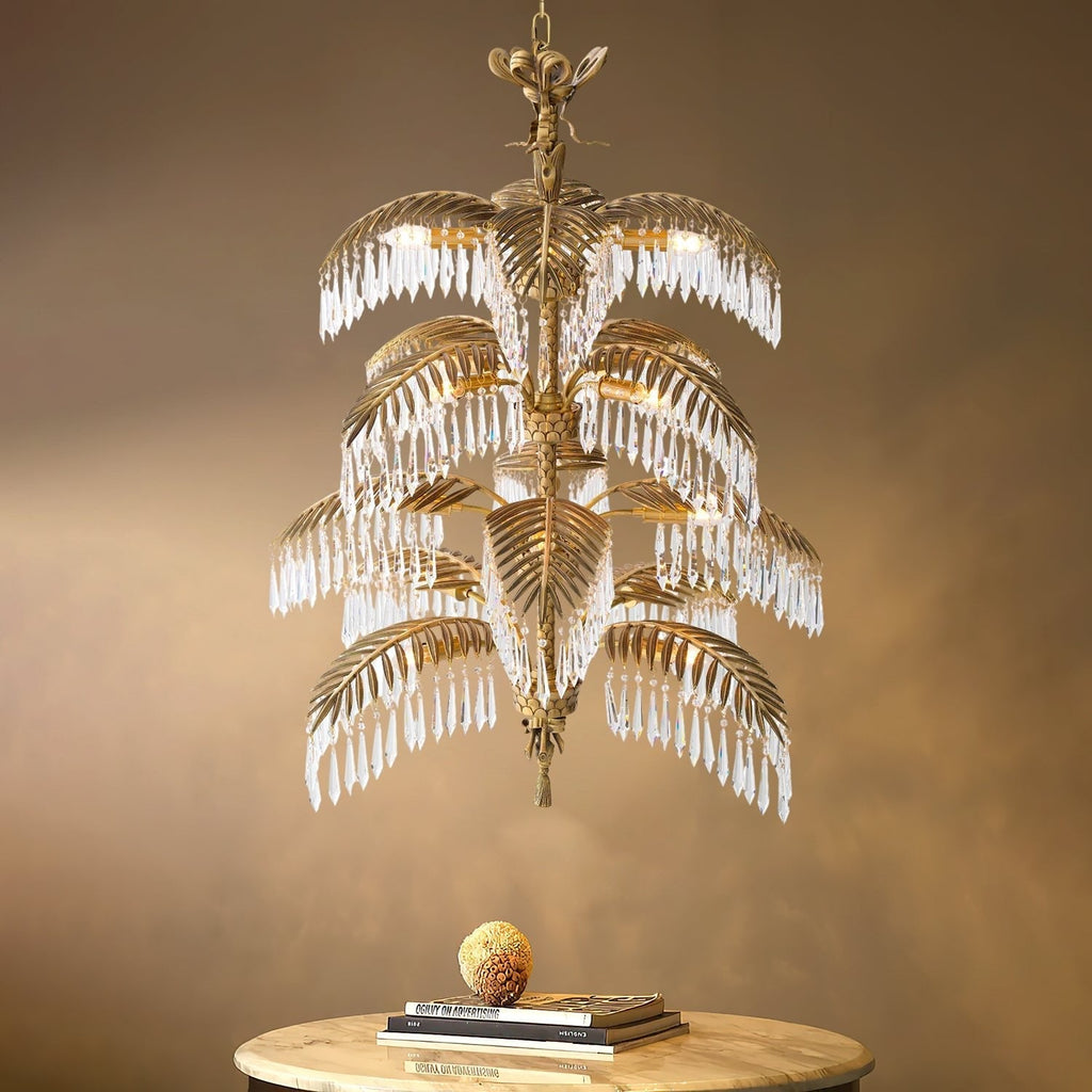 Palmera Brass Chandelier