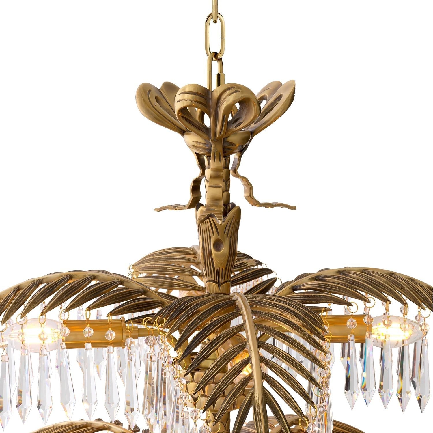 Palmera Brass Chandelier