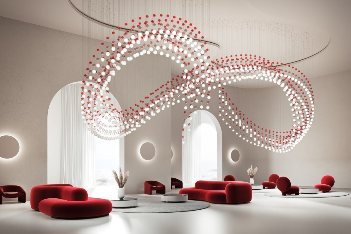 Pearl Curtain Customize Chandelier