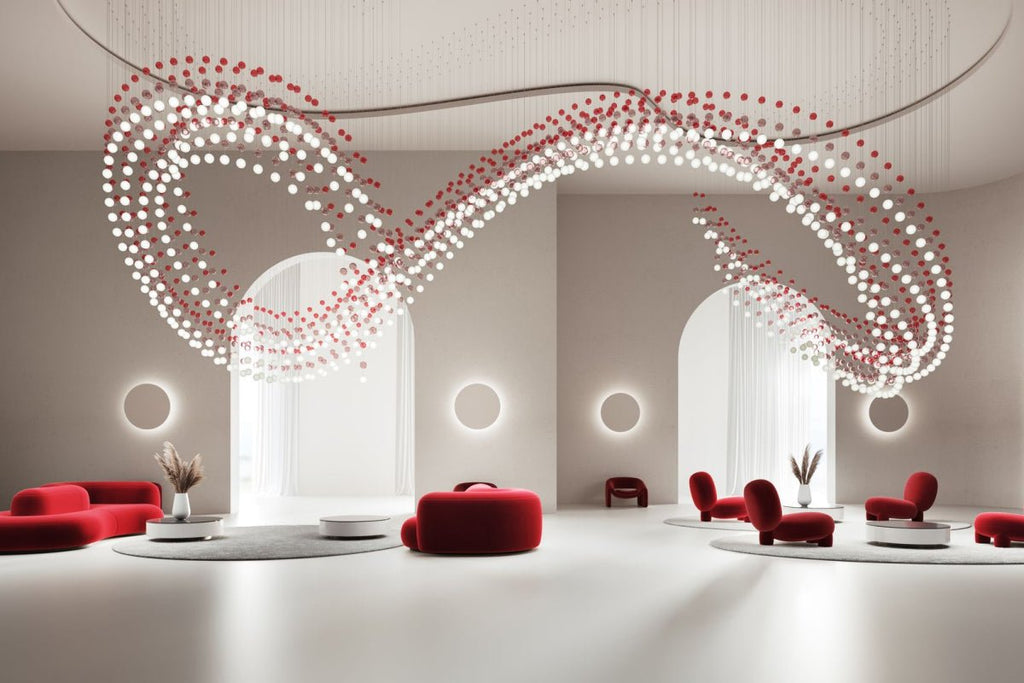 Pearl Curtain Customize Chandelier