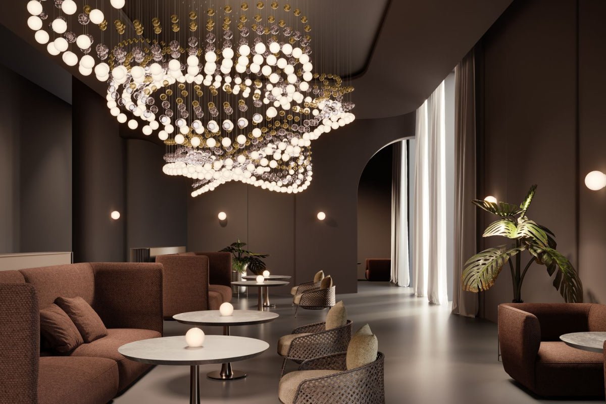 Pearl Curtain Customize Chandelier