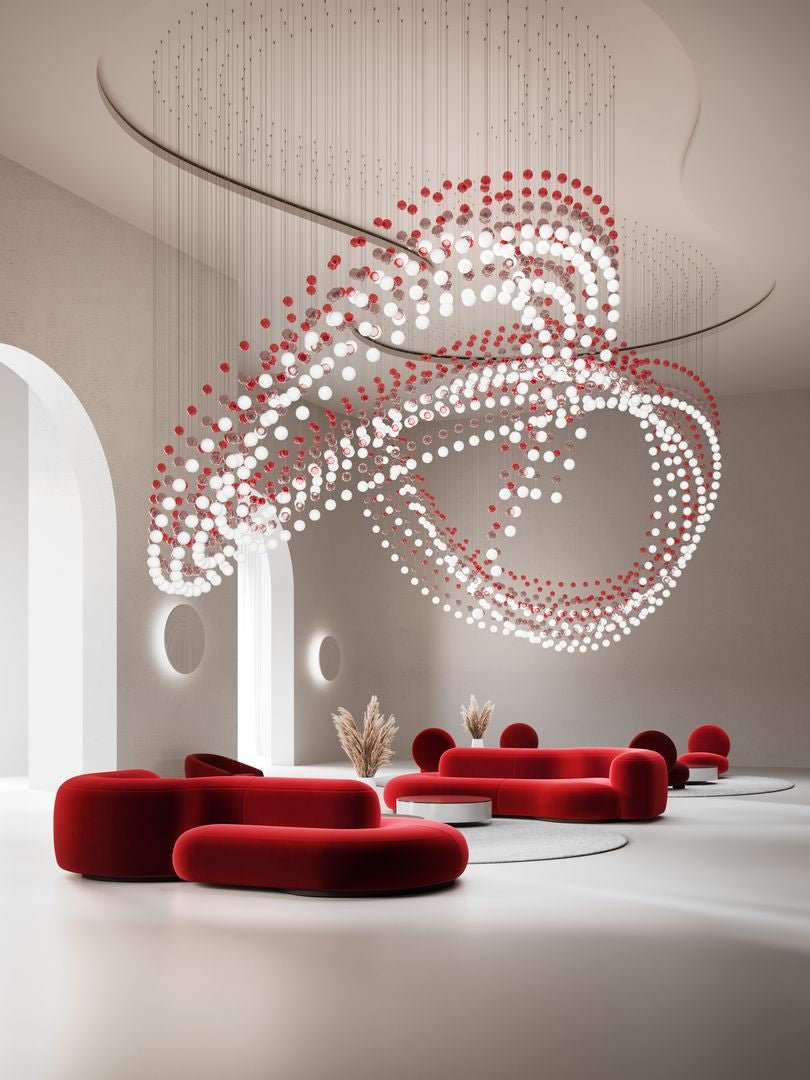 Pearl Curtain Customize Chandelier