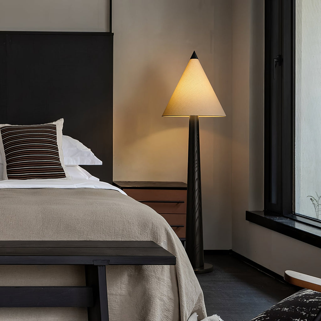 Pinecone Wooden Floor Lamp