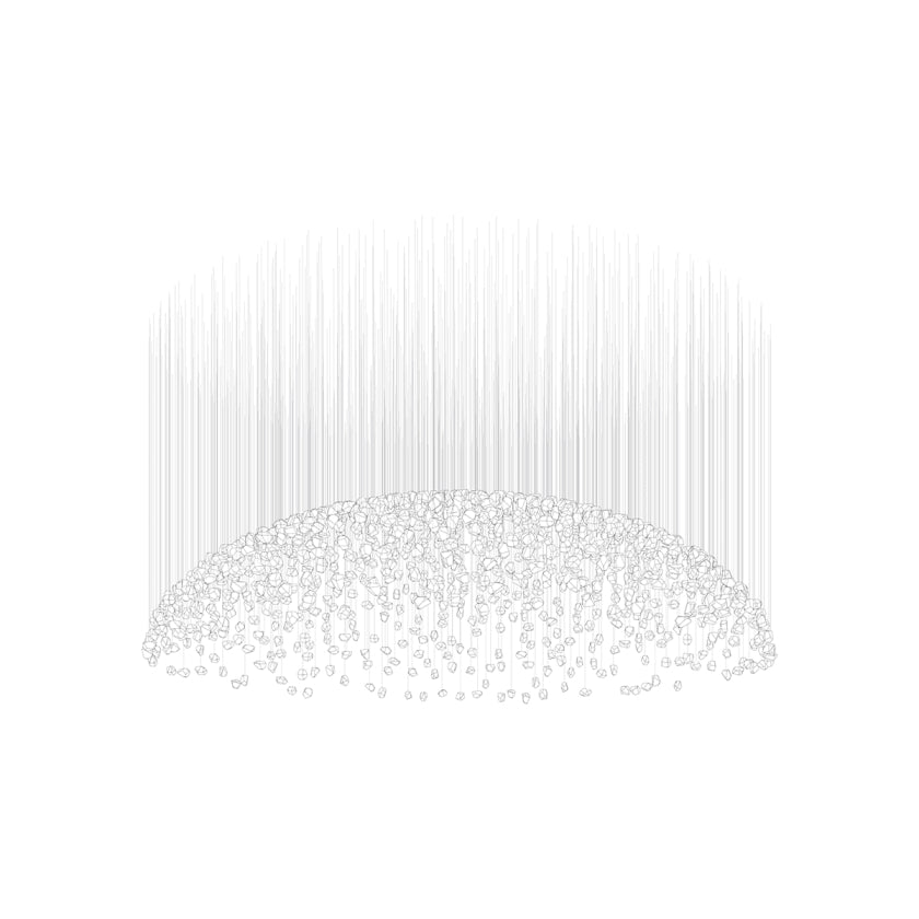 Raw Crystal Customize Chandelier