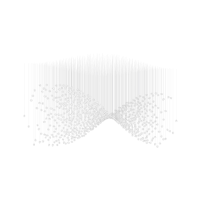 Raw Crystal Customize Chandelier