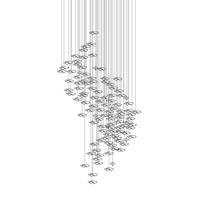 Tidal Art Glass Pendants Lamp