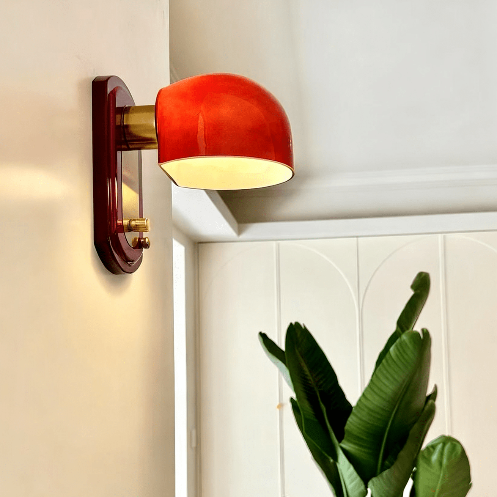 Scarlet Dome Wall Sconce