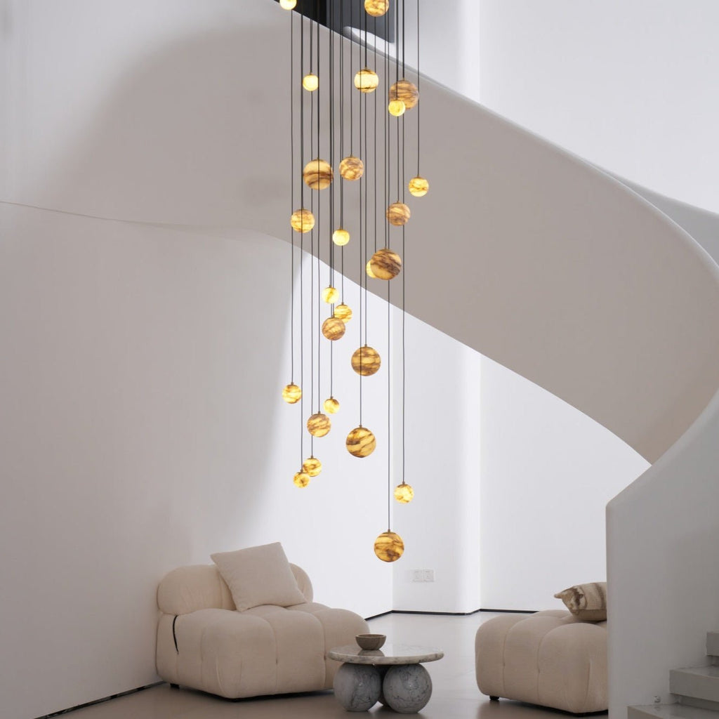 Sultana Alabaster Cluster Chandelier