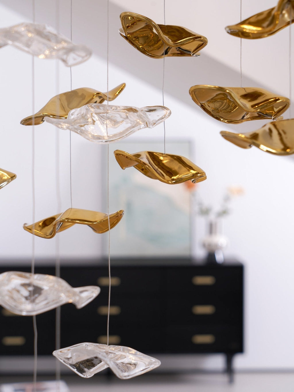 Tidal Art Glass Pendants Lamp