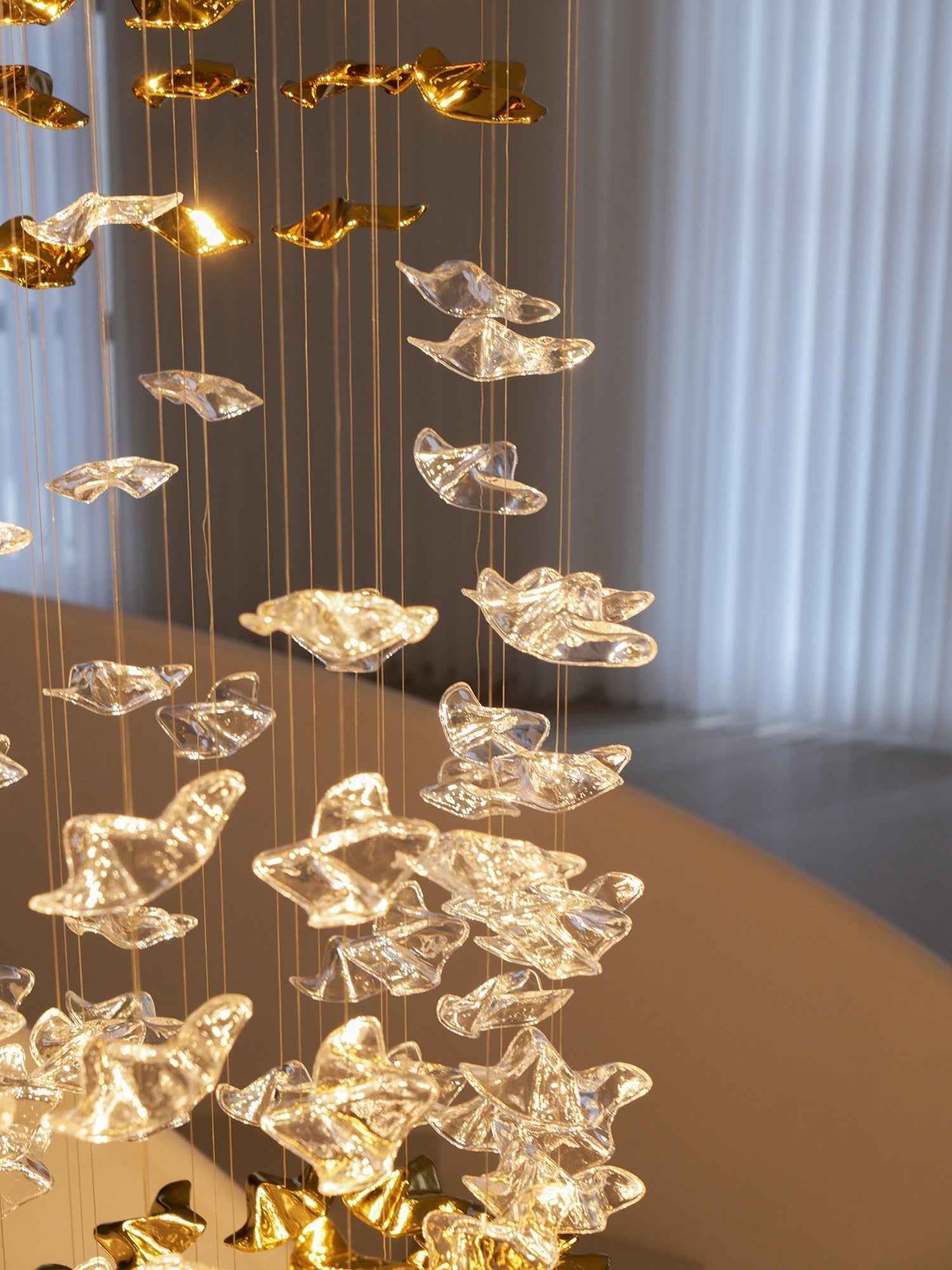 Tidal Art Glass Pendants Lamp