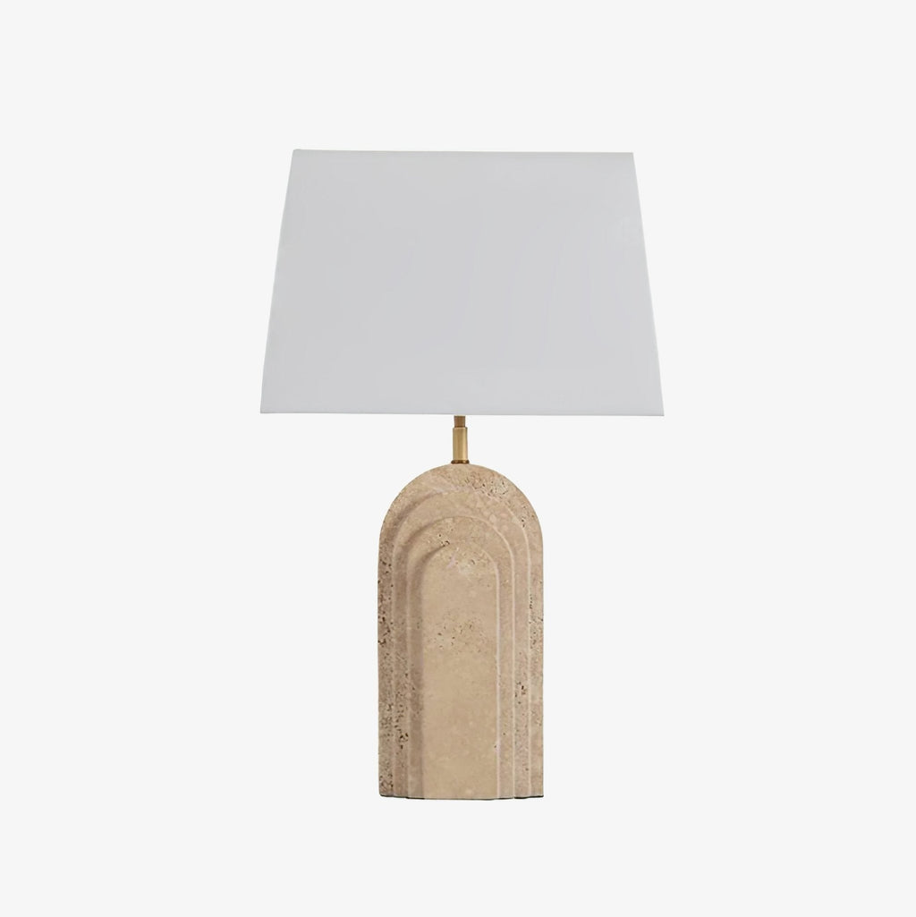Verdura Travertine Table Lamp