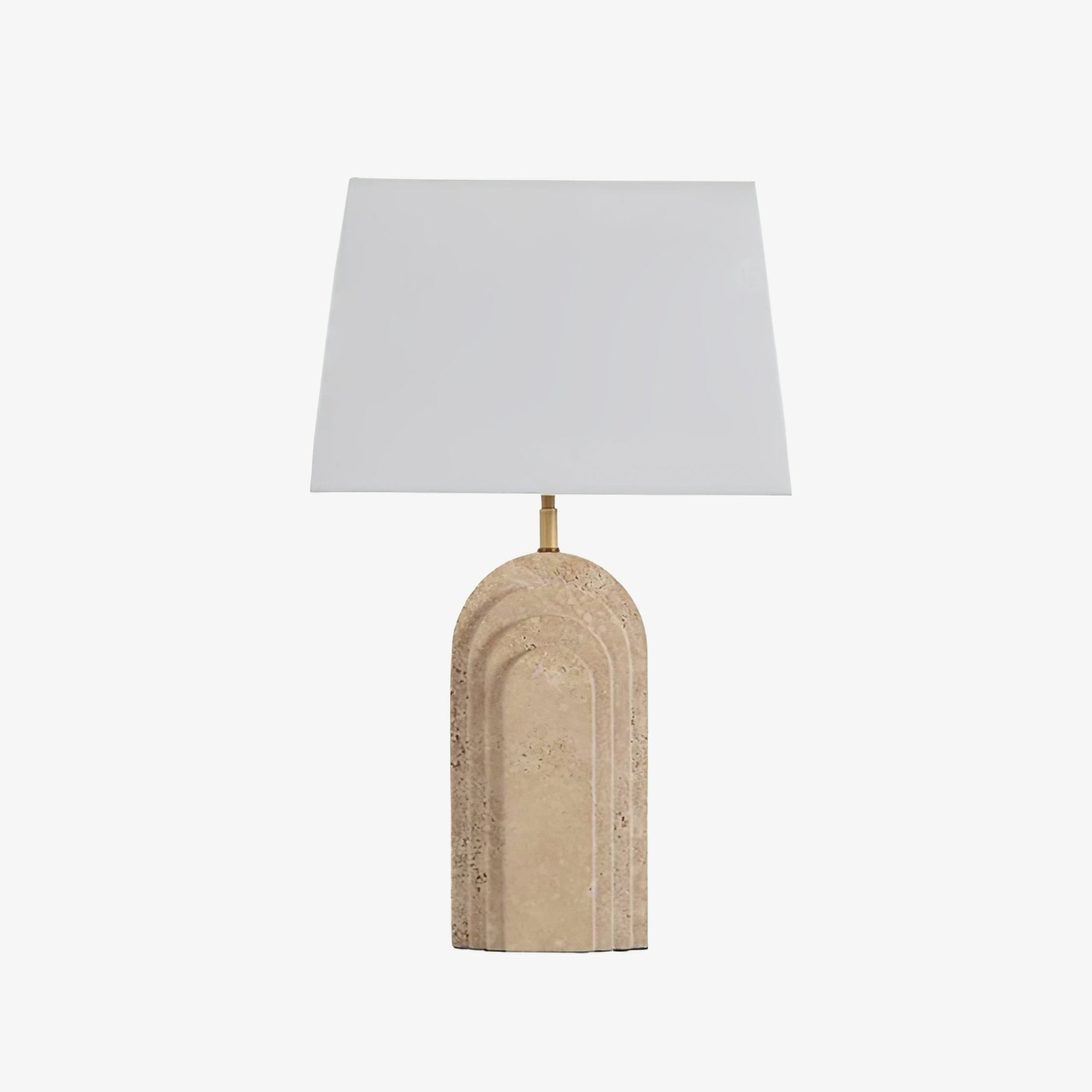 Verdura Travertine Table Lamp