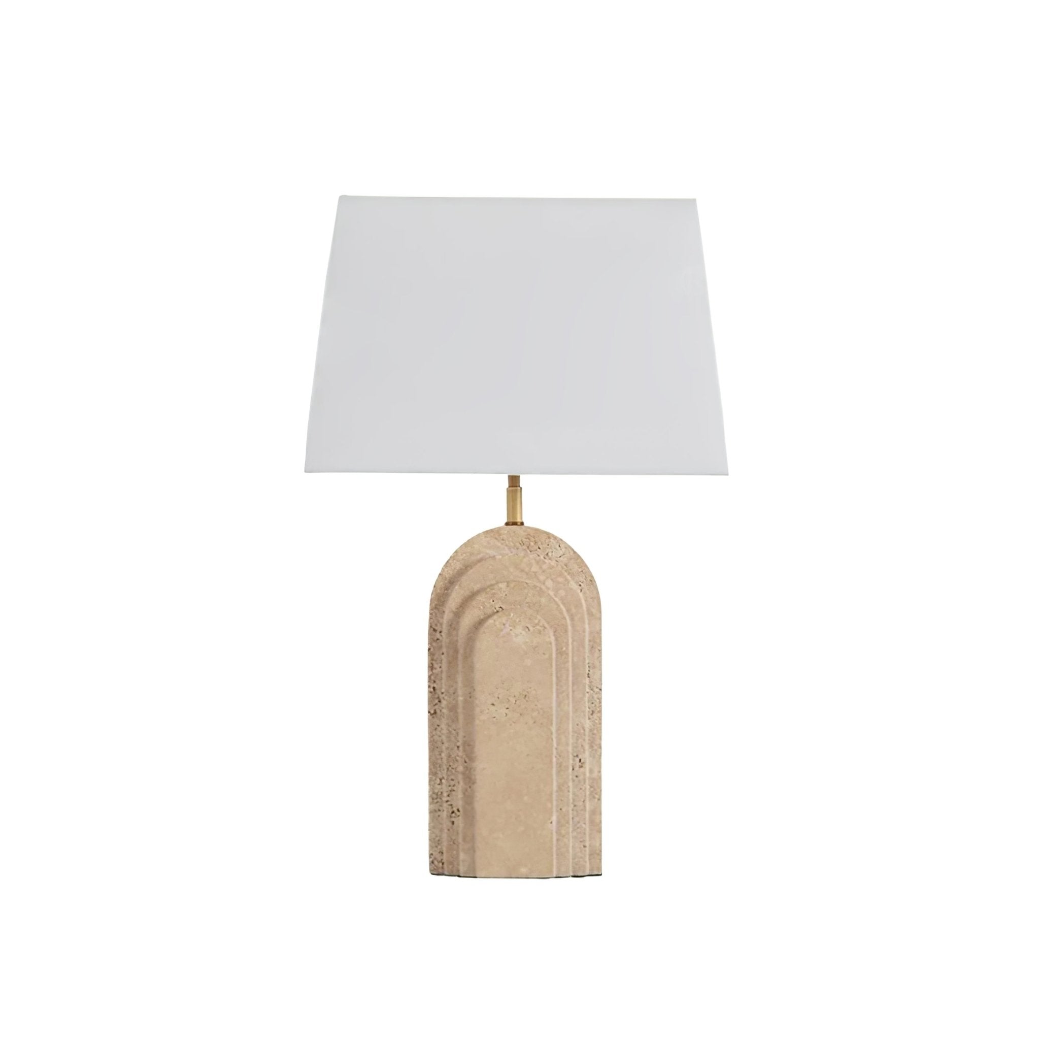 Verdura Travertine Table Lamp