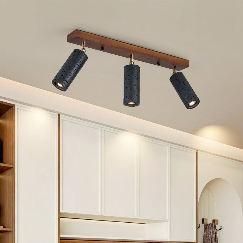 Volcanic Wood Trio Ceiling Spot