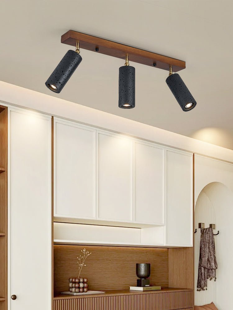 Volcanic Wood Trio Ceiling Spot