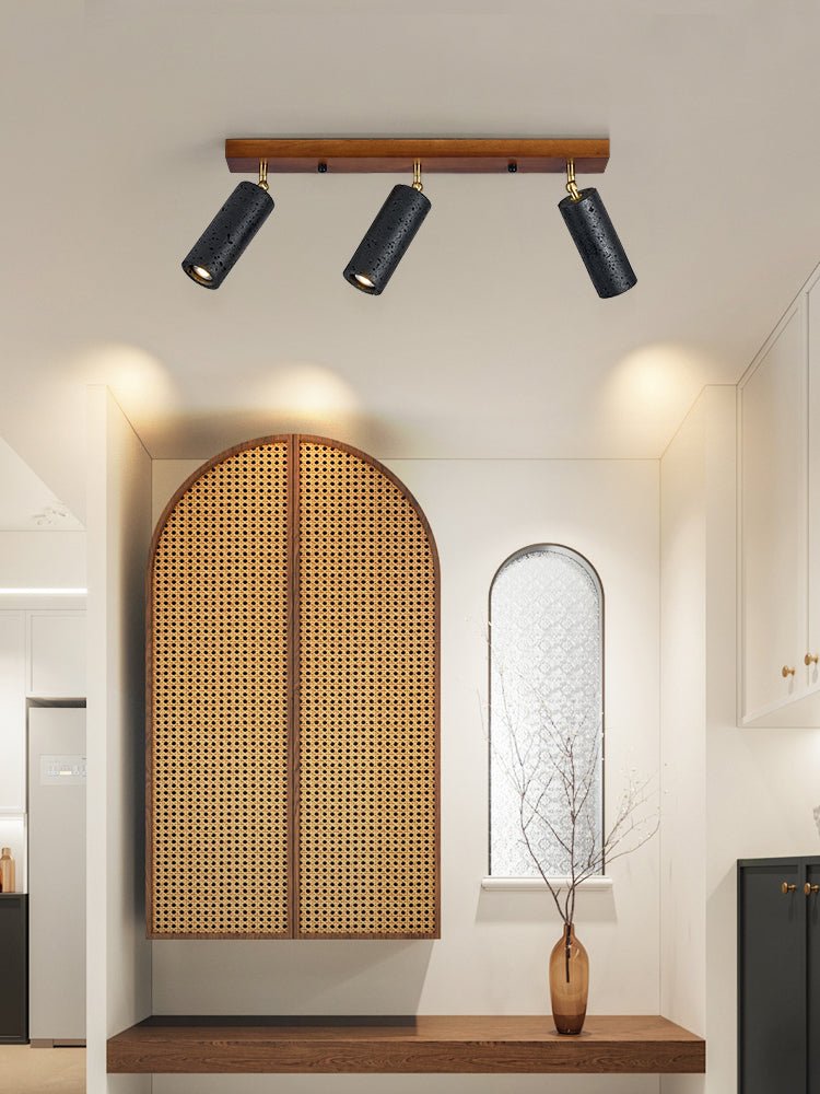 Volcanic Wood Trio Ceiling Spot
