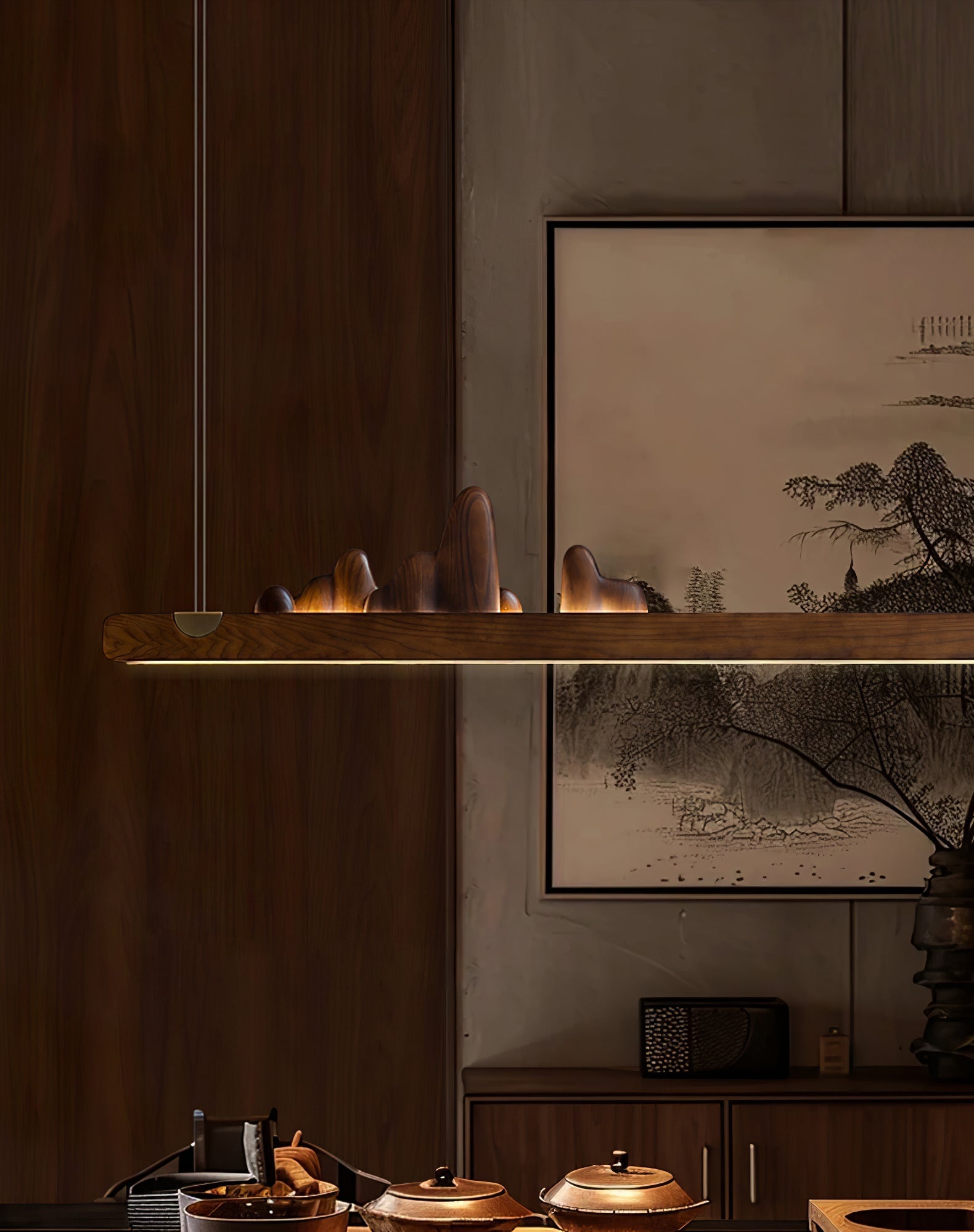 Zen Ridge Pendant Light