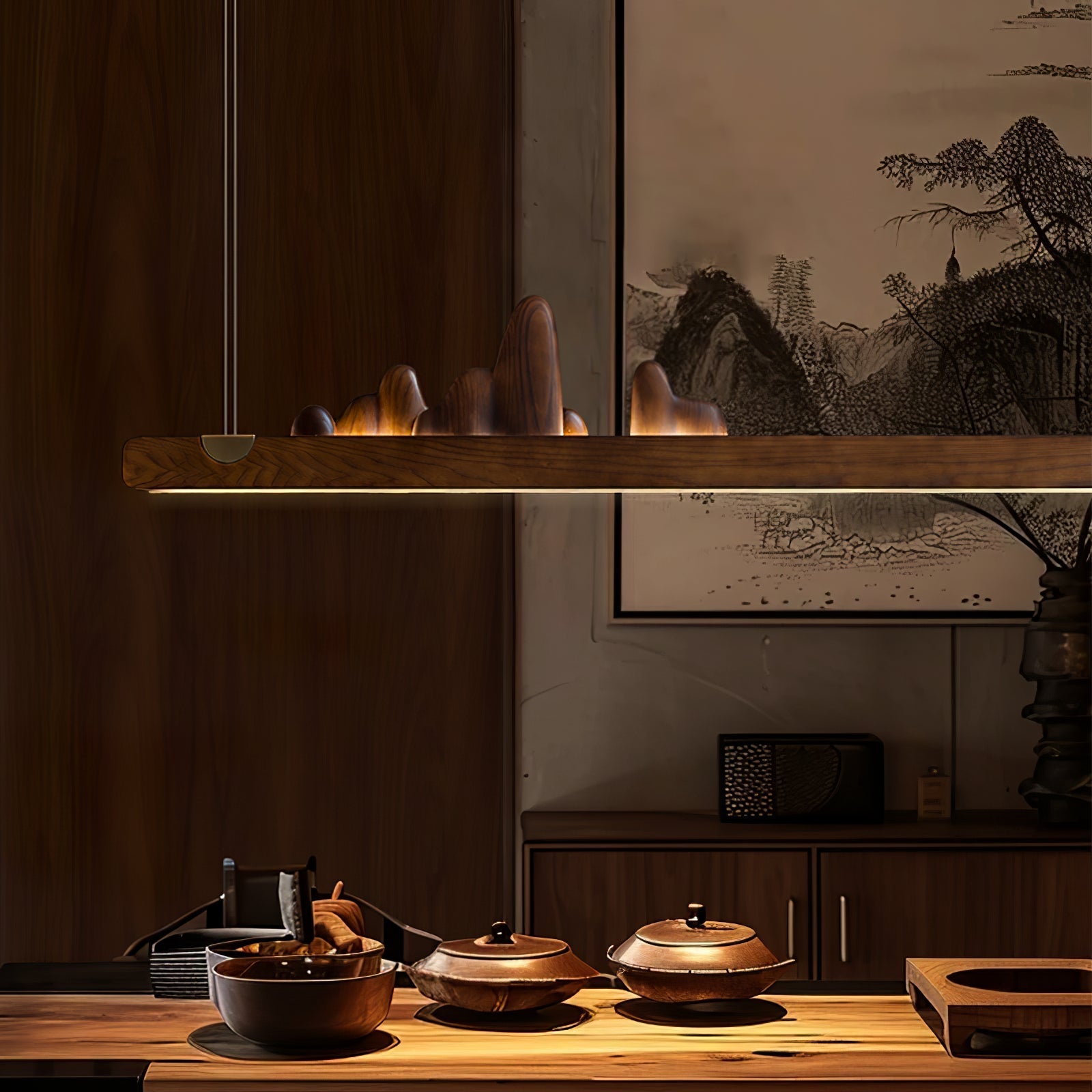 Zen Ridge Pendant Light