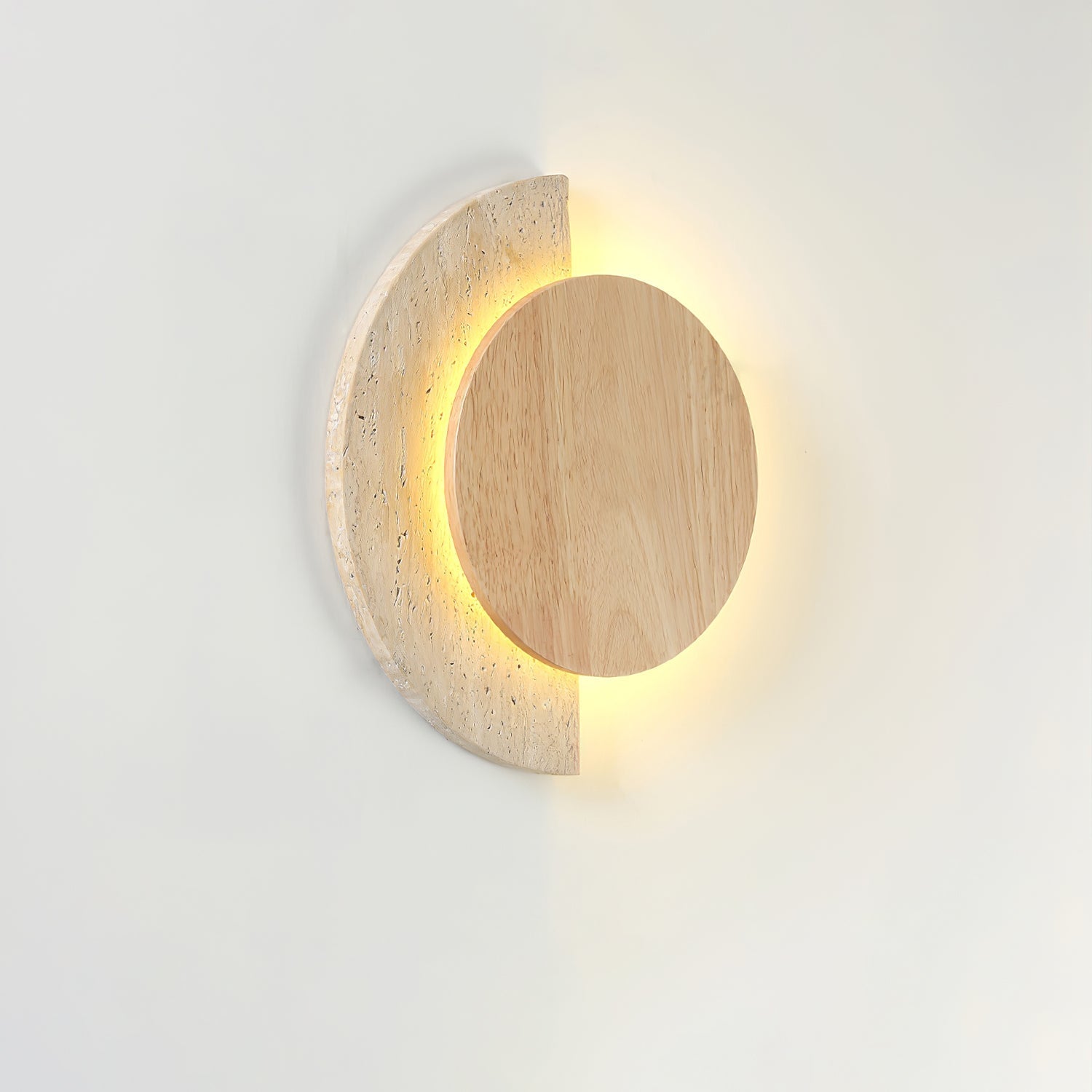 Crescent Halo Plug-in Wall Sconce