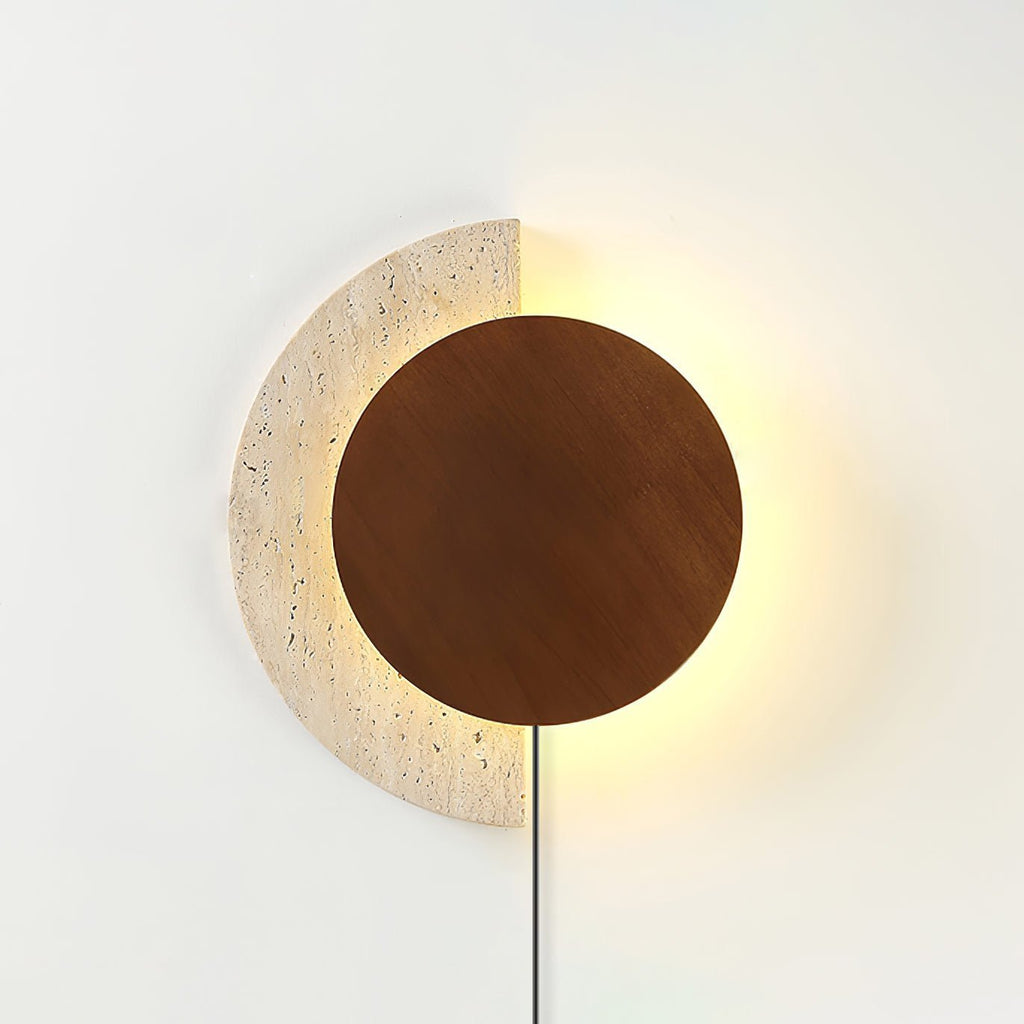 Crescent Halo Plug-in Wall Sconce