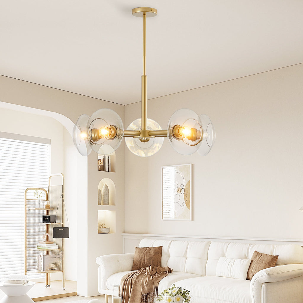 Aenor Gold Sputnik Chandelier