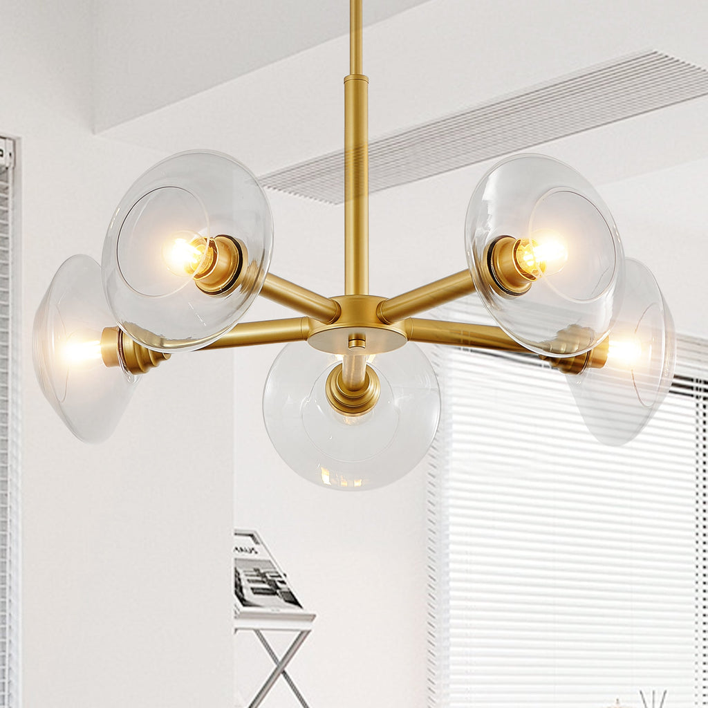 Aenor Gold Sputnik Chandelier