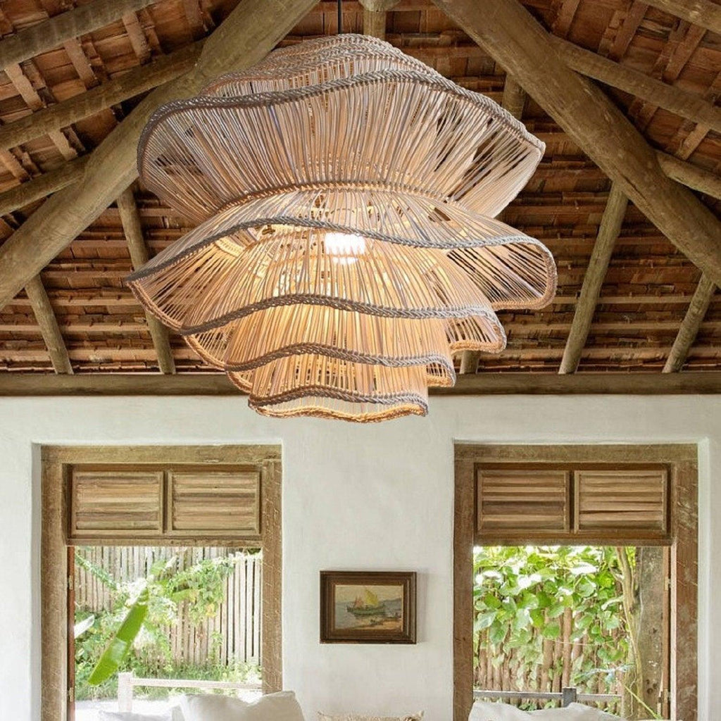 Afterglow Rattan Woven Pendant Light