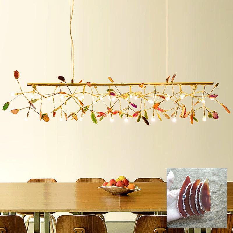 Agate Slices Chandelier