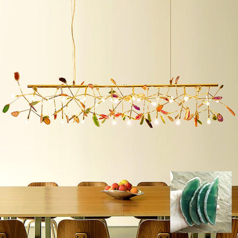 Agate Slices Chandelier