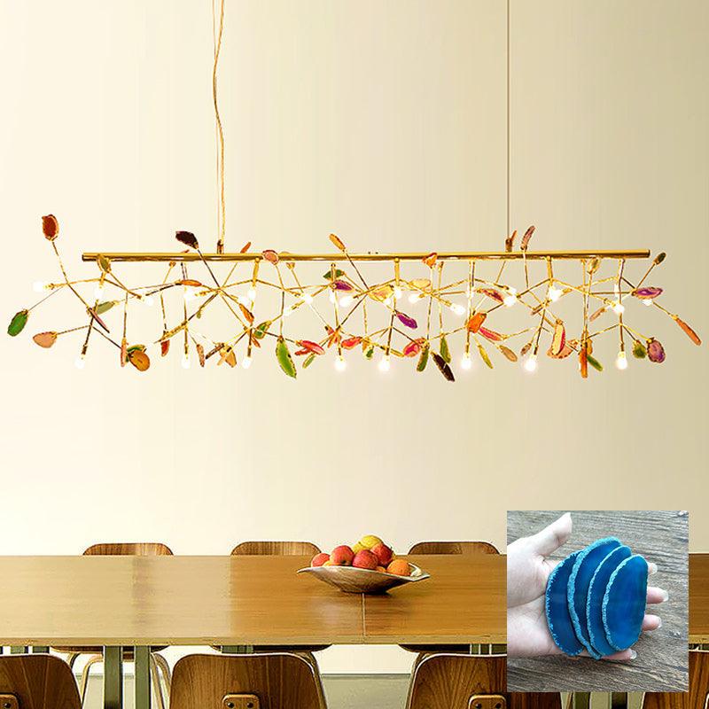 Agate Slices Chandelier