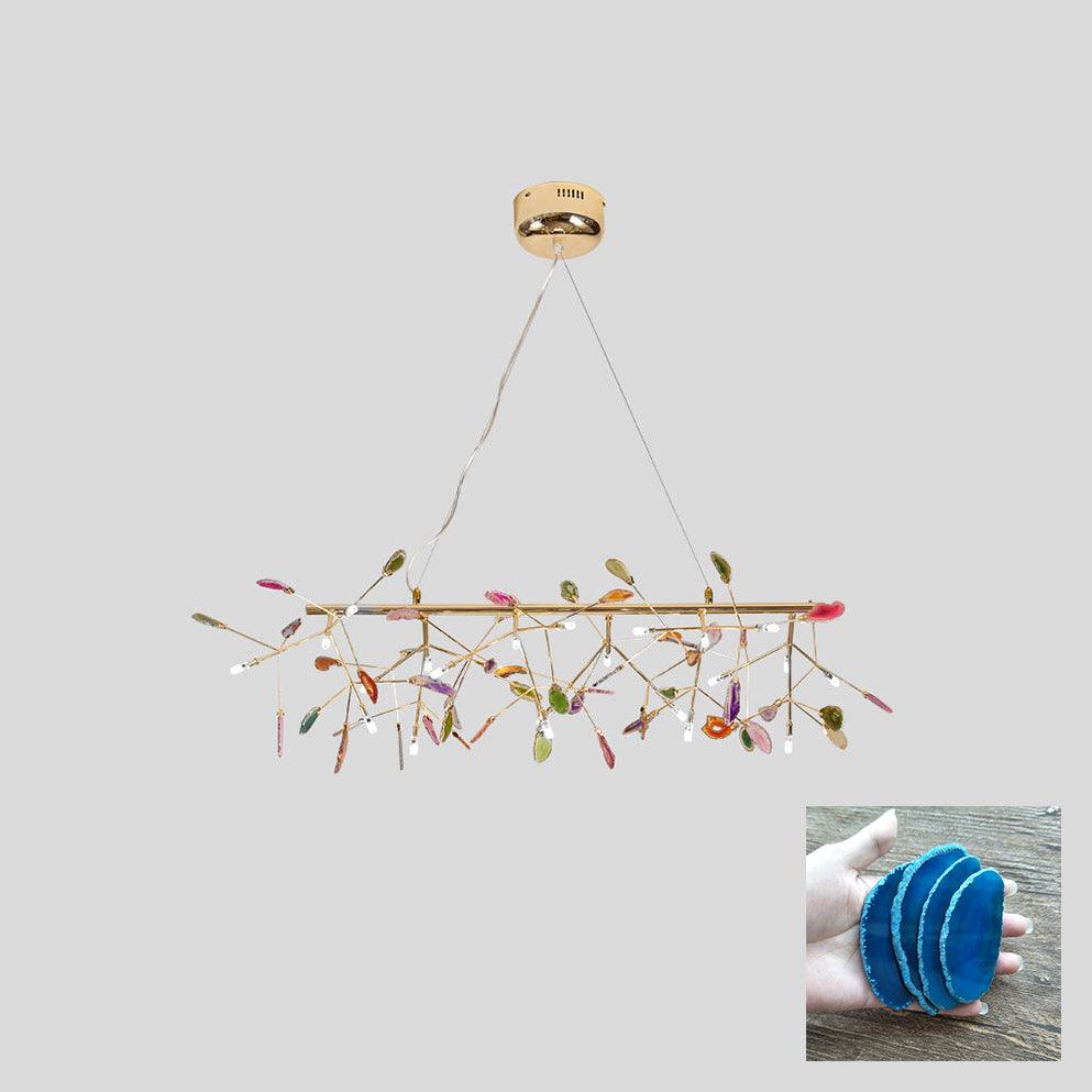 Agate Slices Chandelier