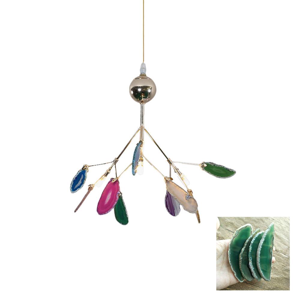 Agate Slices Chandelier