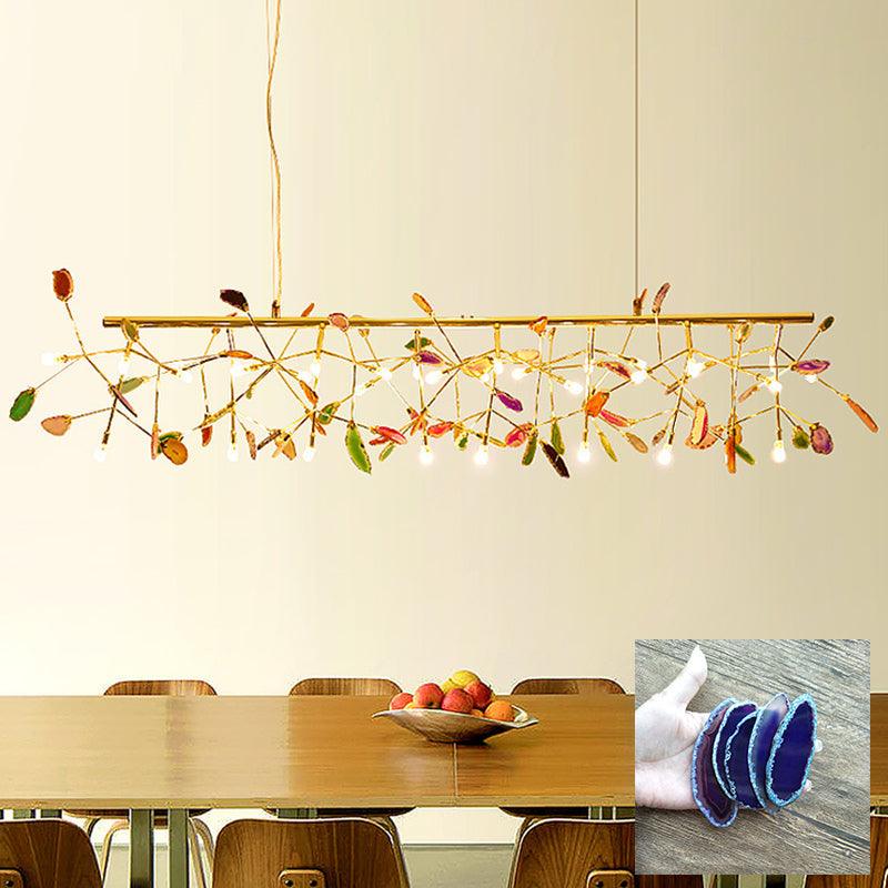 Agate Slices Chandelier