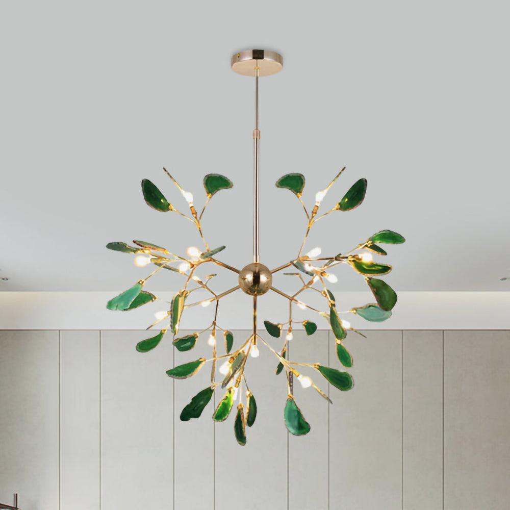 Agate Slices Chandelier