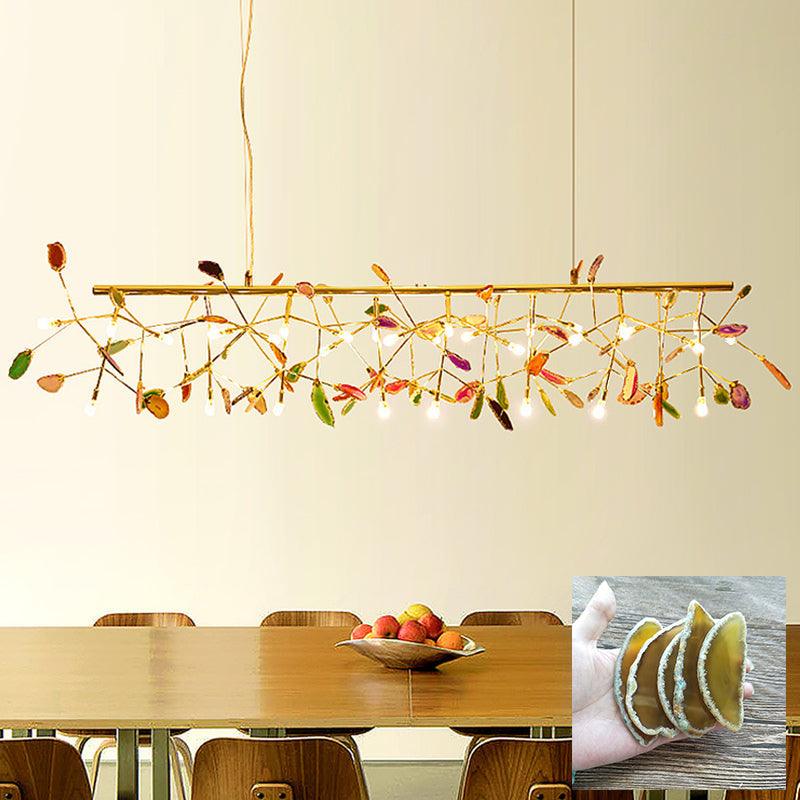 Agate Slices Chandelier
