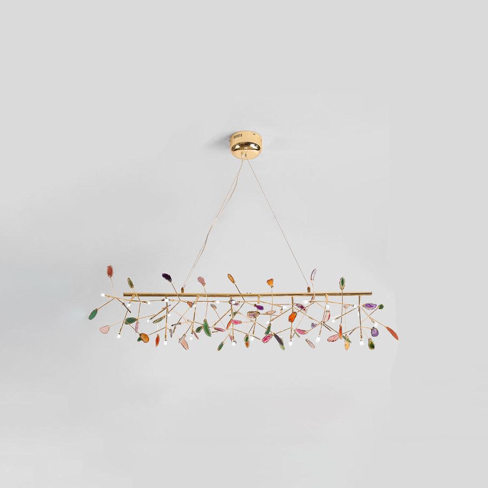 Agate Slices Chandelier